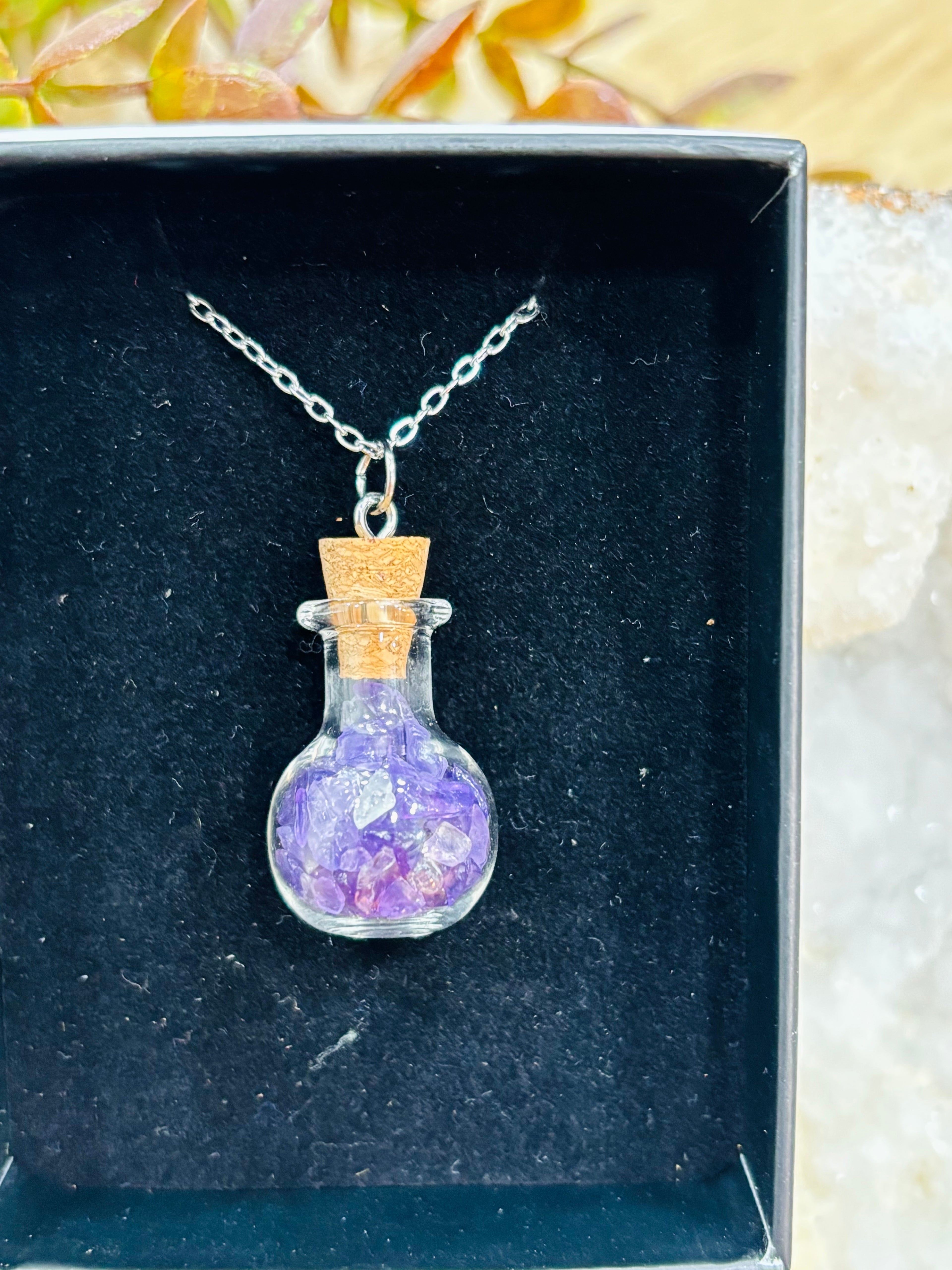Collar Botella Amatista