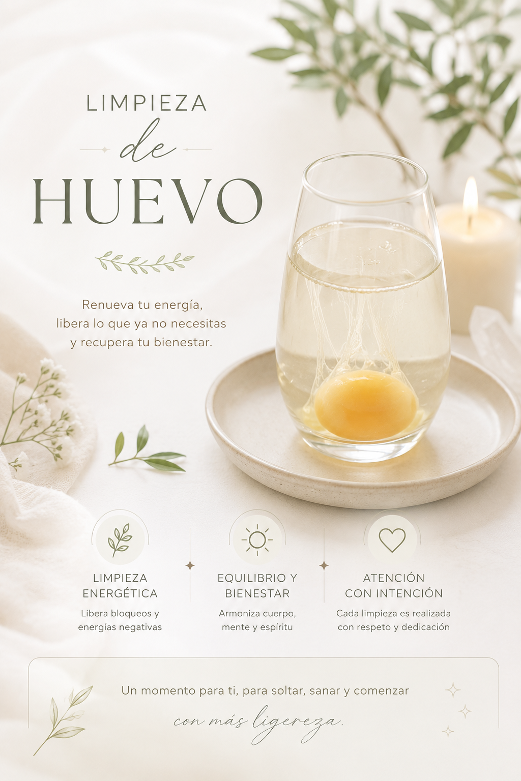Limpieza y Lectura de Huevo