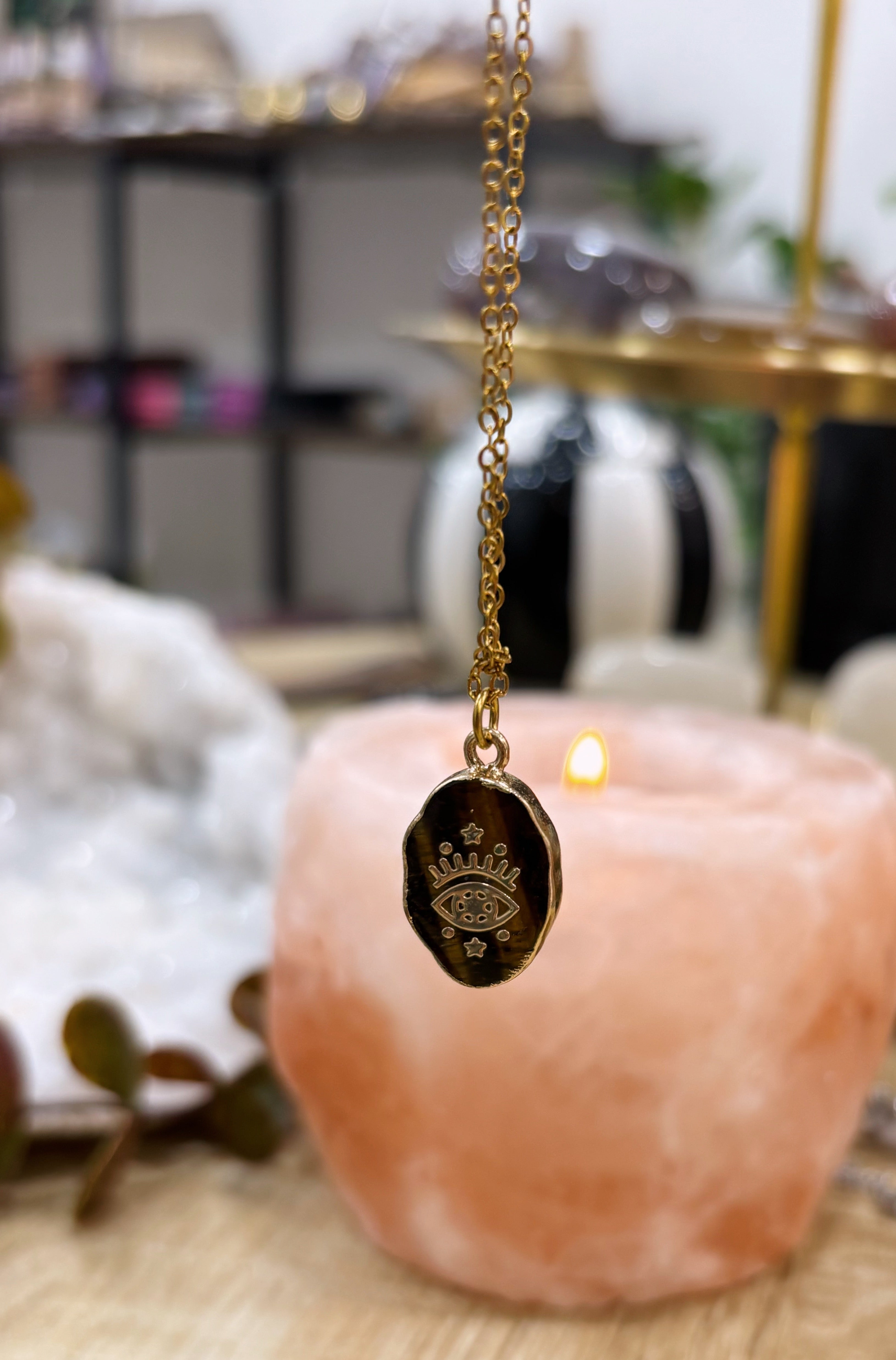 Collar ojo de tigre