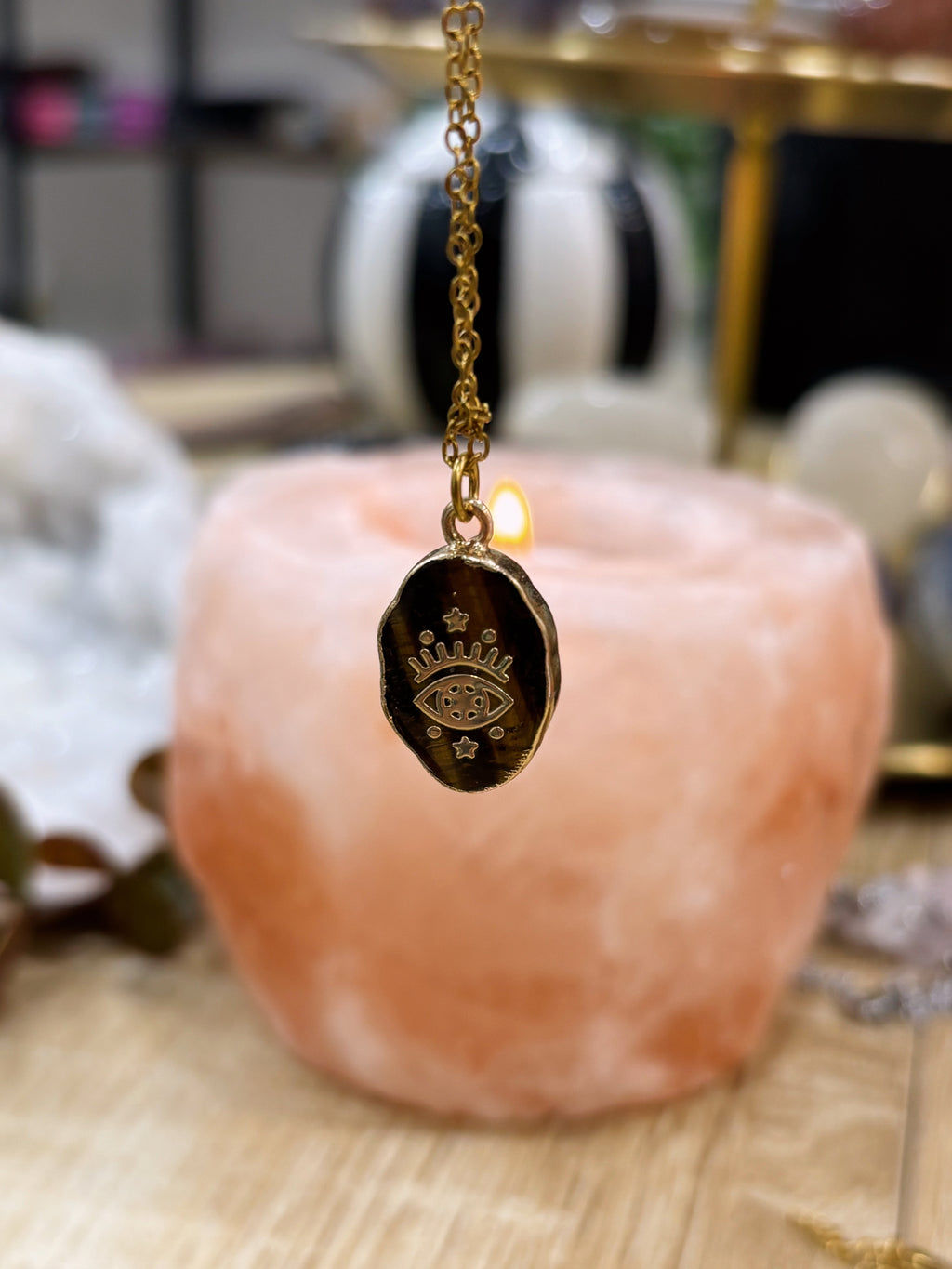 Collar ojo de tigre