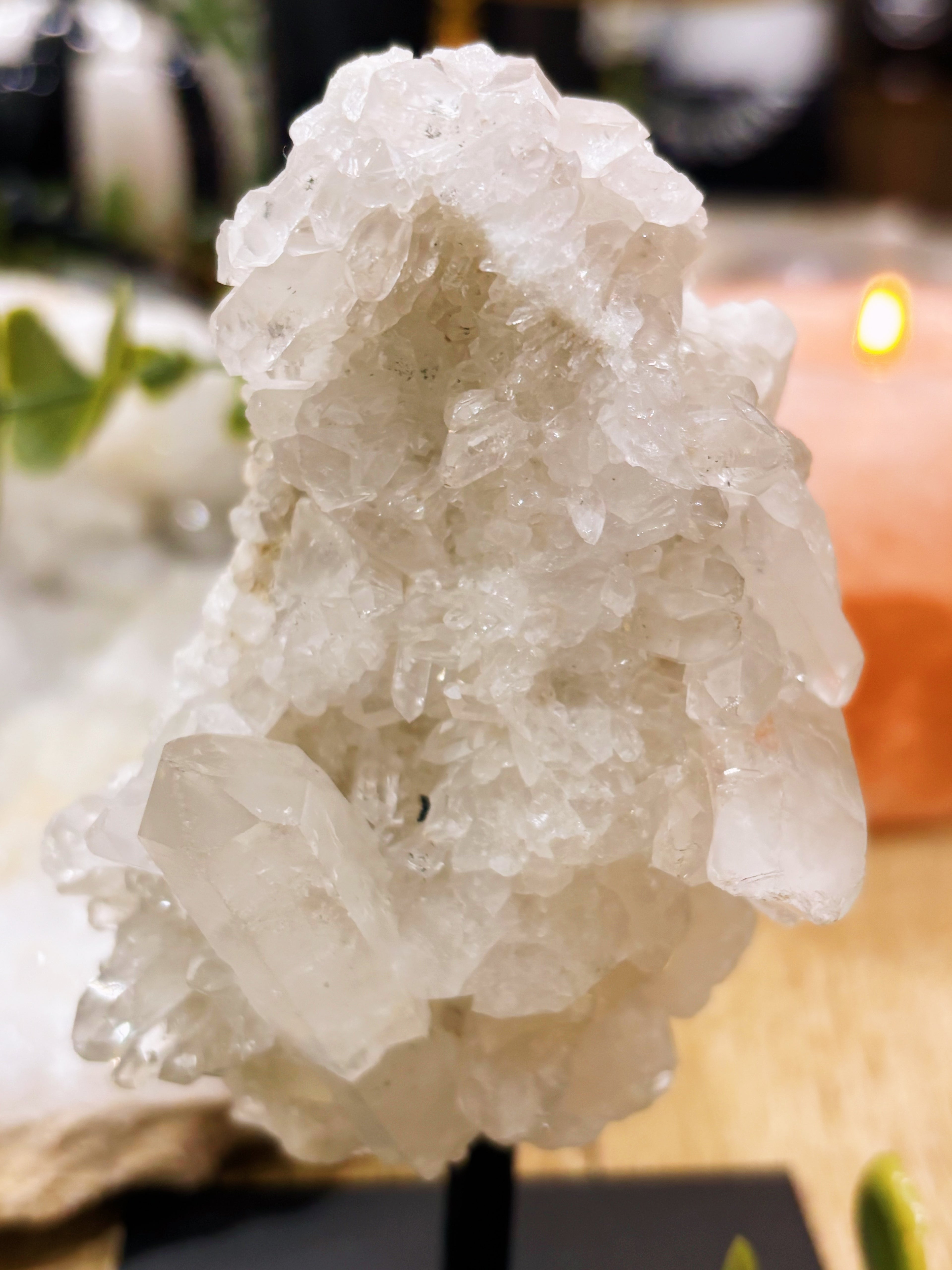 Peana Cuarzo Blanco